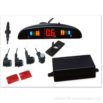 Parking Sensor, Parking Radar with LED Display, 4 Sensor with Holder, 2.5m Wires,